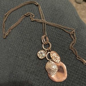 Rose gold necklace